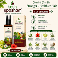 Kesh Upasham : 3 Stage - 50 Day Scalp Healing & Dandruff Removal Pack (PACKX2) - Image 4